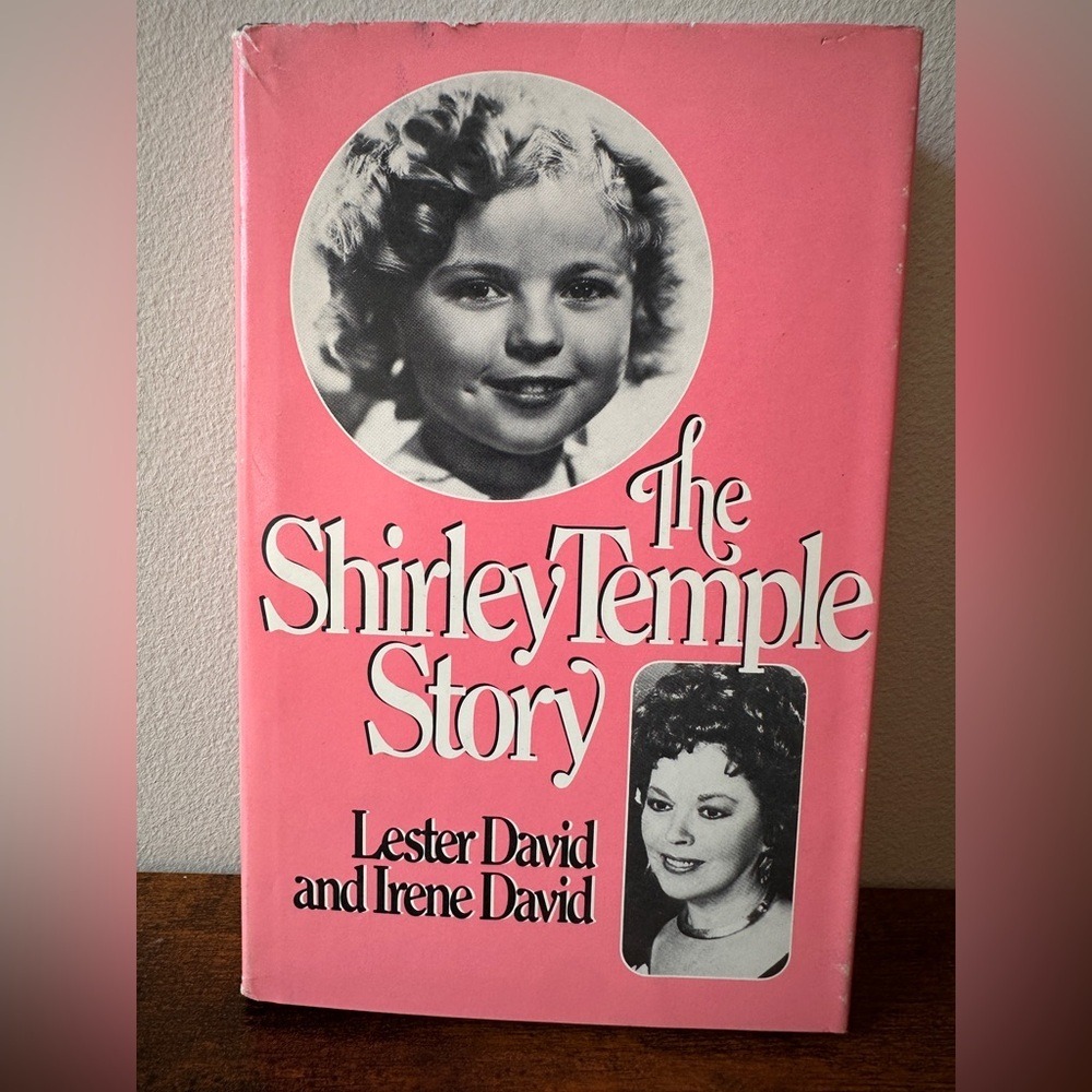 The Shirley Temple Story Lester David Irene David Hardcover Biography 1983 Pink